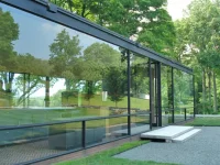 A glass like finish to render