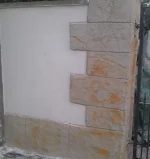 Bit of wallcrete over Weber chalk