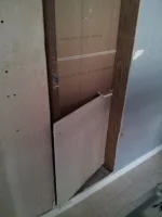 plaster peeling/drywall repair