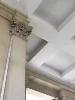 250m2 coffer ceiling complete