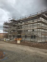 White cement wet dash