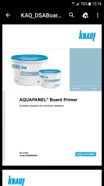 Skimming knauf aquapanel help please.