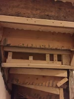 Boarding a barrel ceiling