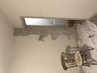 Help! New skim falling off.