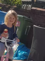 teach your kids to ride thier bikes.