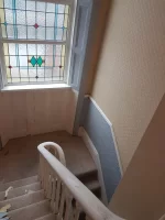 Big High Walls On Stairwell