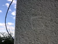 How not to do things /Plastic beading on fire place on roof!