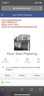 How not to do things /Plastic beading on fire place on roof!