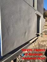 How not to do things /Plastic beading on fire place on roof!