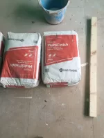 Skim peeling over green grit??