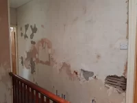 Bedroom + up/down hallway skimming - Derby