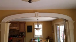 First attempt at bench running elliptical moulding