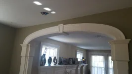 First attempt at bench running elliptical moulding