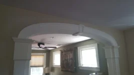 First attempt at bench running elliptical moulding