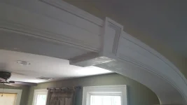 First attempt at bench running elliptical moulding