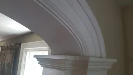 First attempt at bench running elliptical moulding