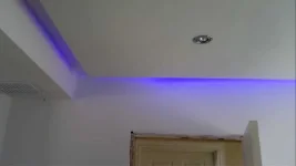 Installing plasterboard for recessed mood lighting