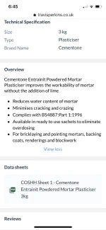 Internal sand and cement float and set