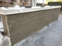 Hi. I'm about to have my first go at rendering a 4.4 M long wall infront of my house. It is new breeze bloc on old red brick.