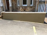 Hi. I'm about to have my first go at rendering a 4.4 M long wall infront of my house. It is new breeze bloc on old red brick.