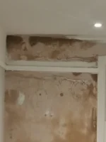 Very strange, could the plaster be dry?