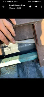 Very strange, could the plaster be dry?