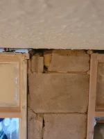 Plastering small wall