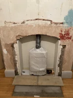 Chimney breast with wood burner help!