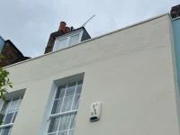 Lime render repair work