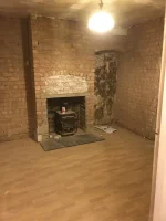 Plastering required in bilston wv14 3 bed house back to brick