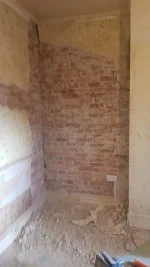 Sand and cement scratch coat on solid brick?