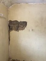 Plastering over old cracked plaster