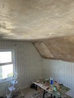 Plaster falling off wall