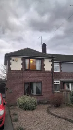 Help please. Damp on chimney breast wall upstairs.