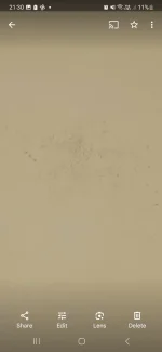 Artex pattern showing under new plaster?