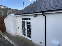 K-rend silicone rendered to ground