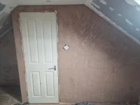Plastering over fresh plaster