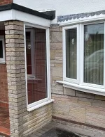 Rendering external stone wall