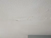 Advice for repair prior to roll-on plastering