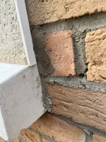 Silicone render damp after rain