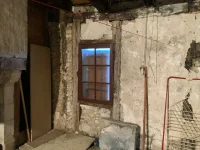 Old house with lime plaster
