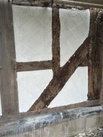 total lime replaster of a 1664 Manor House